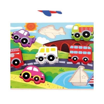 Puzzle de Madeira Transportes