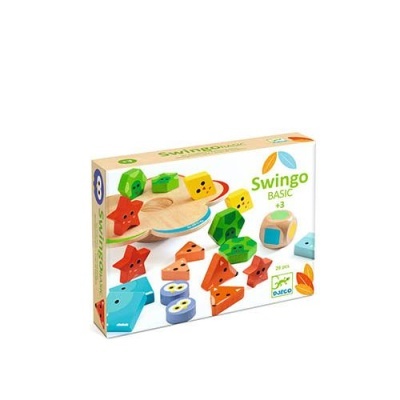 SwingoBasic - Jogo de Equilíbrio c/ Peças Geométricas