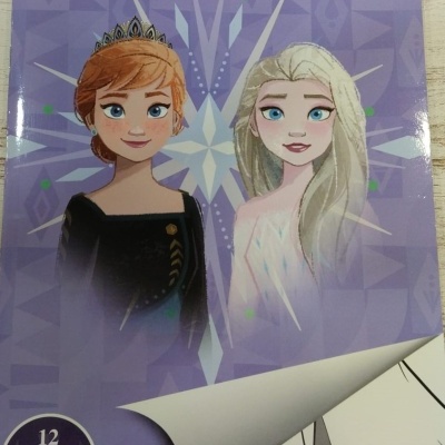 Livro para pintar com stick - Frozen