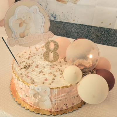 Topo de Bolo Aniversário 3D