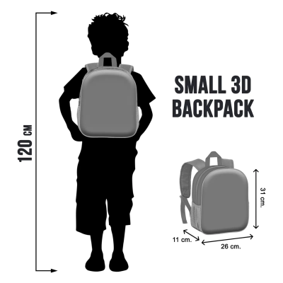 Mochila Princesas 3D de 31cm