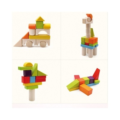 Blocos de Construção de Madeira