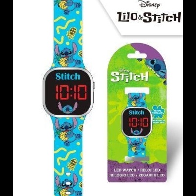 Relógio Led Stitch