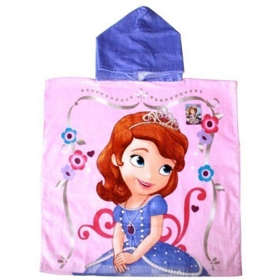 Poncho Toalha Princesa Sofia