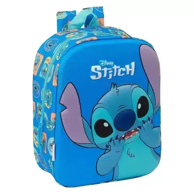 Mochila Stitch 3D de 27 cm