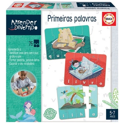 Puzzle 76 peças - primeiras palavras