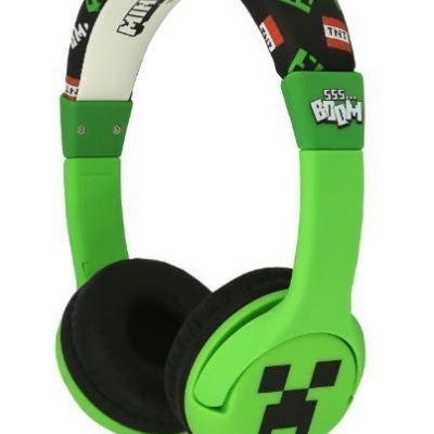 Auscultadores com fio Minecraft