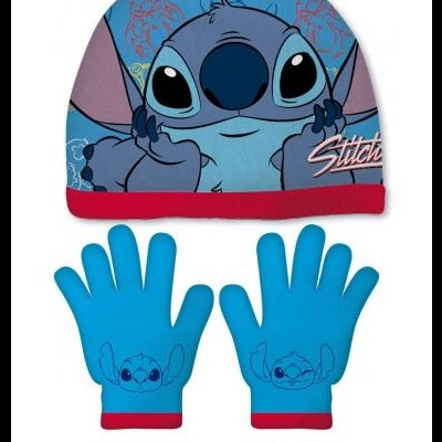 Gorro + Luvas - Stitch