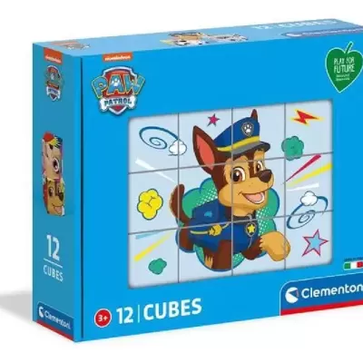 Jogo puzzle 12 cubos Patrulha Pata