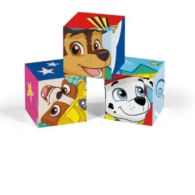 Jogo puzzle 12 cubos Patrulha Pata