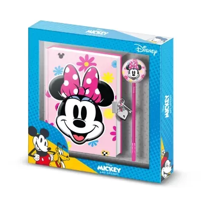 Diário Minnie com caneta