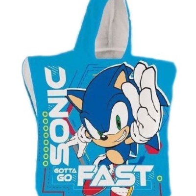 Poncho Toalha Sonic