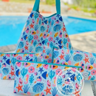 Almofada de Praia Fundo do Mar