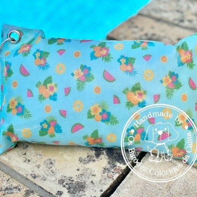 Almofada de Praia Blue Pineapple