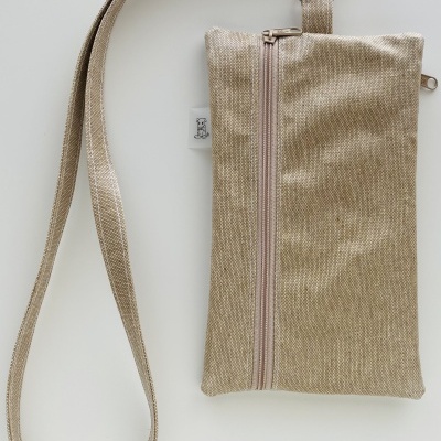 Bolsa Telemóvel linho Alentejano Brilhante