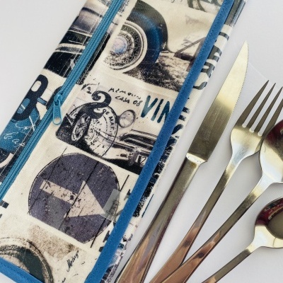 Individual de Refeição com porta talheres #010