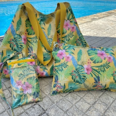 Saco de Praia Yellow Summer