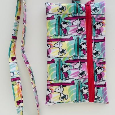 Bolsa Telemóvel Snoopy Surf