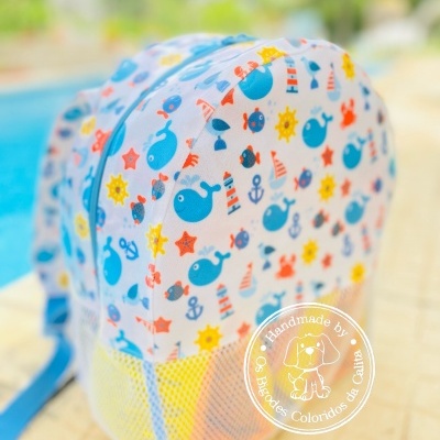 Mochila de Praia Baleias e Faróis