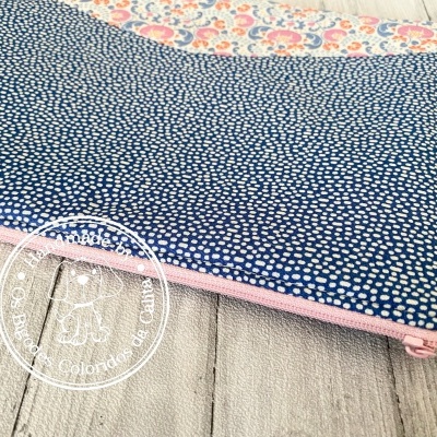 Bolsa de Mão Tilda Salpicos Azuis