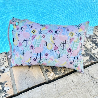 Almofada de Praia Pink Flamingo