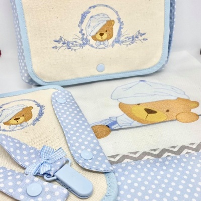 Bolsa 3em1 Ursinho Elegante