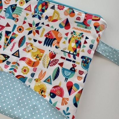 Bolsa de Mão Geometric Animals