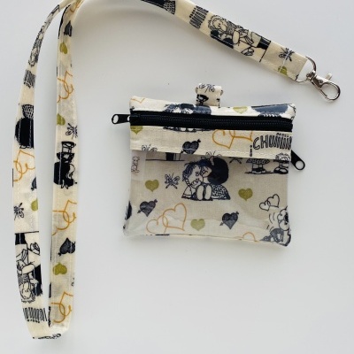 Bolsa Porta Cartões com fita P013