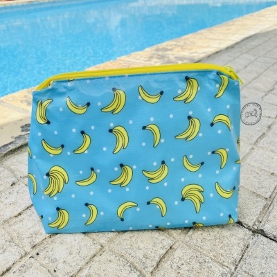 Necessaire Plastificada Pequena Bananas