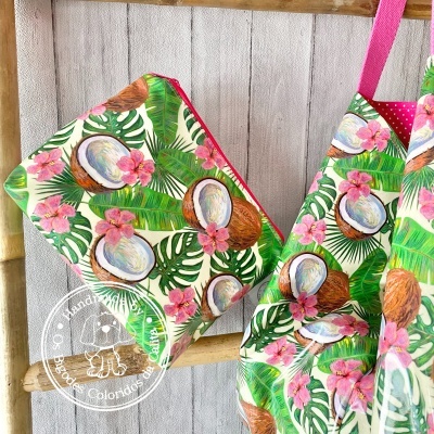 Necessaire Plastificada Pequena Cocos