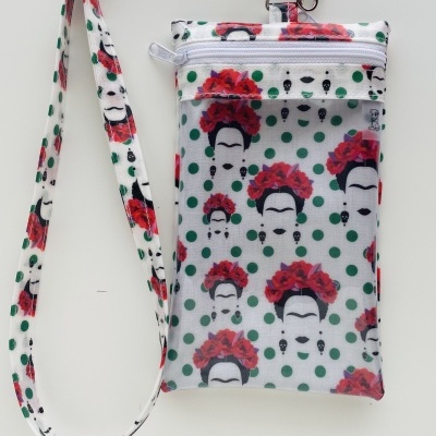 Bolsa Telemóvel Frida Bolas Verdes