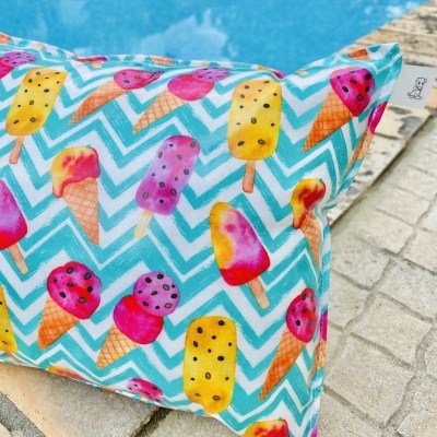 Almofada de Praia Chevron Gelados