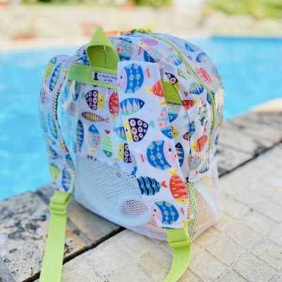 Mochila de Praia Peixes Divertidos