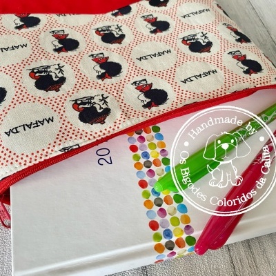 Bolsa de Mão Mafalda  Curiosa