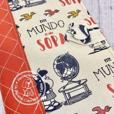 Capa de Agenda A5 - Malfada "Este Mundo é uma Sopa"