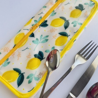 Individual de Refeição com porta talheres #004