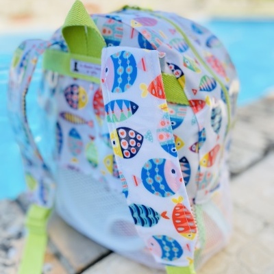 Mochila de Praia Peixes Divertidos