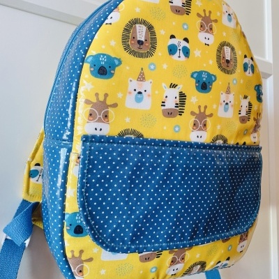 Mochila Animais em Amarelo