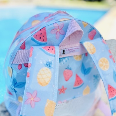 Mochila de Praia Frutas Tropicais