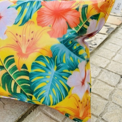 Almofada de Praia Yellow Flowers