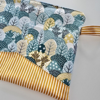 Bolsa de Mão Árvores Coloridas