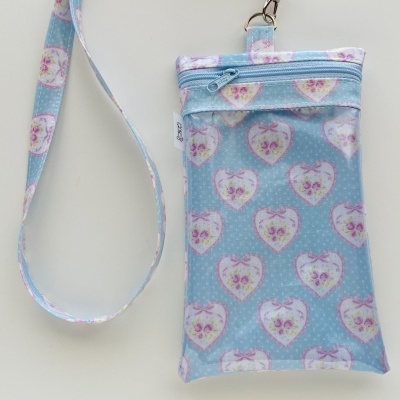 Bolsa Telemóvel Blue Hearts