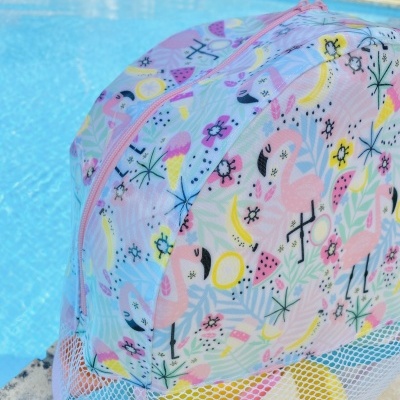 Mochila de Praia Pink Flamingo