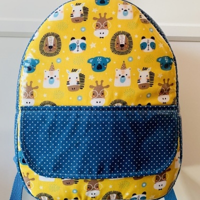 Mochila Animais em Amarelo