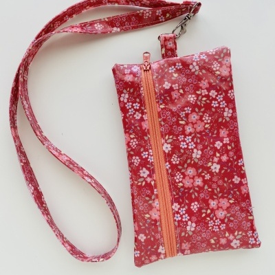 Bolsa Telemóvel Coral Flowers