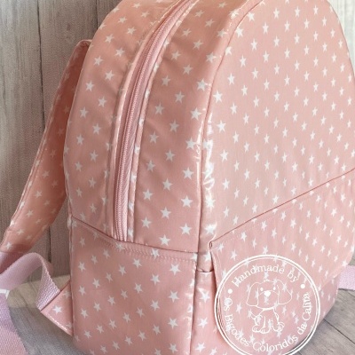 Mochila Estrelas Rosa