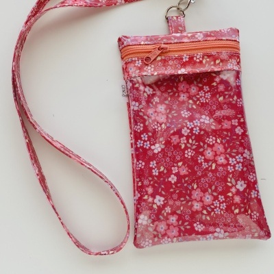 Bolsa Telemóvel Coral Flowers