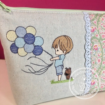 Necessaire Menino com Balões