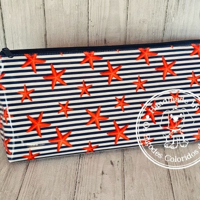 Necessaire Plastificada Grande Riscas