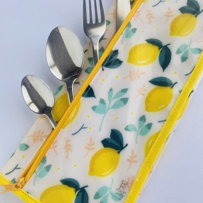 Individual de Refeição com porta talheres #004